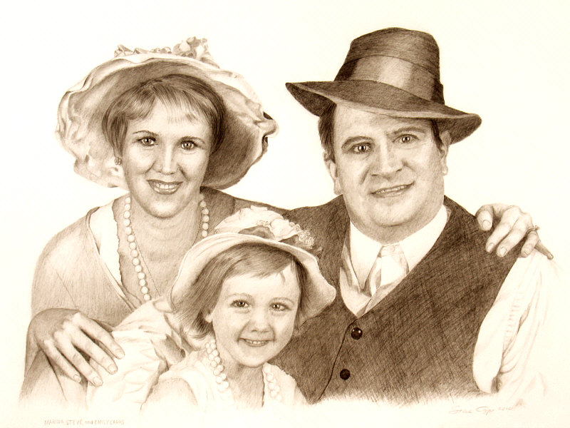 Capps Family Olden Days Portrait